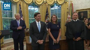 Esper sworn in as Secretary of Defense | Defense News Minute, July 24, 2019