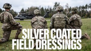 Field dressing for burns coated with silver shows more promise | Military Times Reports
