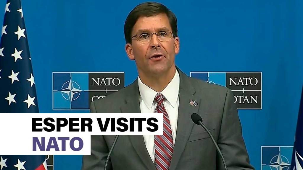 Esper visits NATO