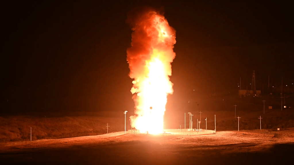 Minuteman III ICBM test