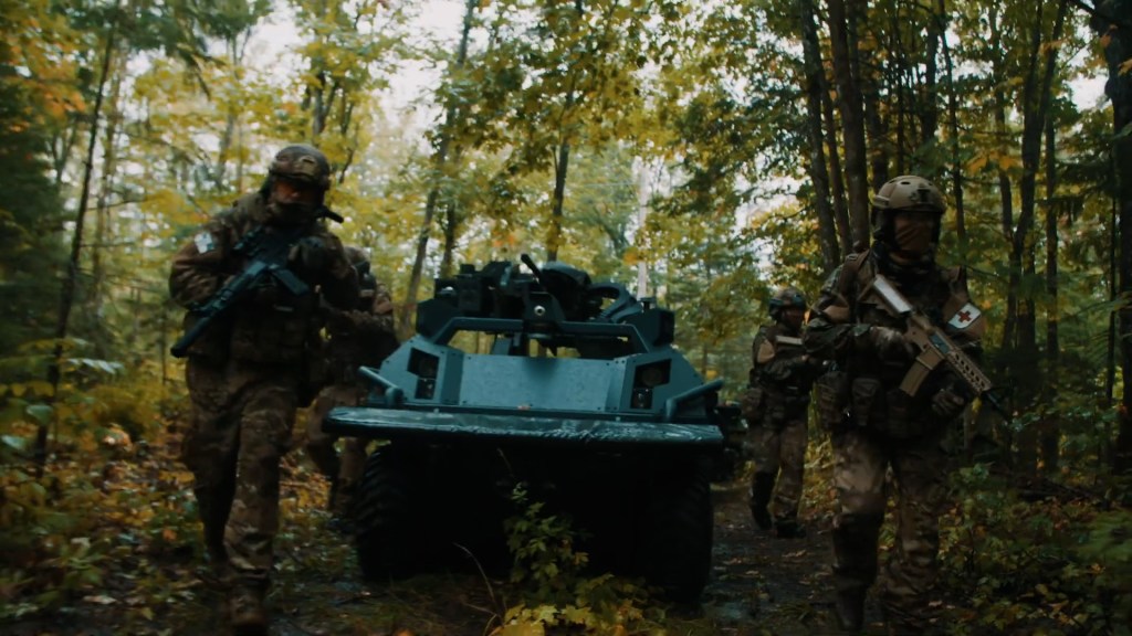 Rheinmetall unveils robotic scout vehicle | Defense News Minute