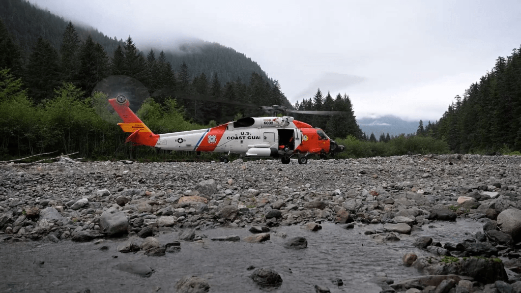 Four service members safe after Coast Guard helicopter crash in Alaska