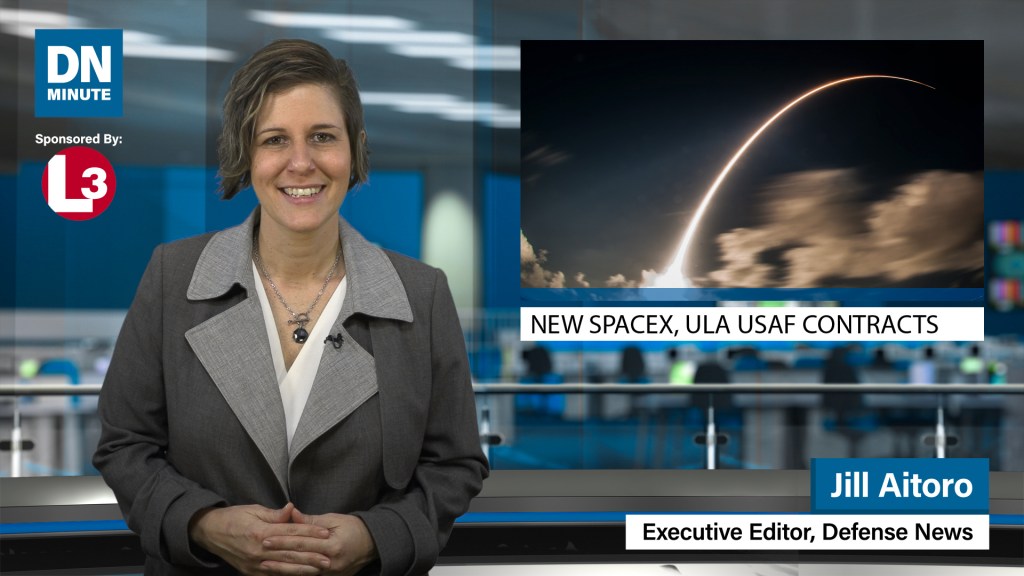SpaceX, ULA Win New Air Force Launch Contracts  | Defense News Minute February 21, 2019