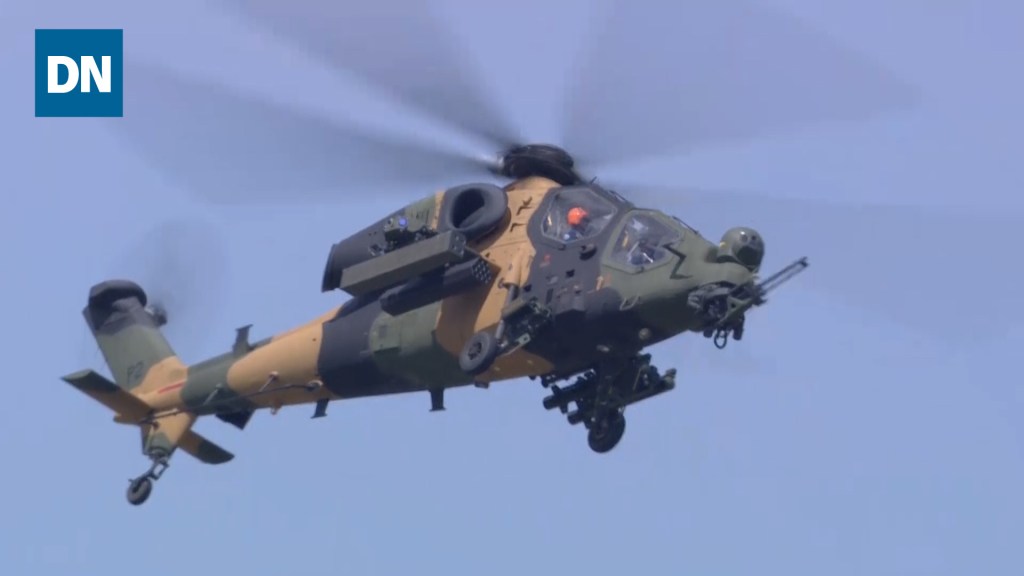 The T129 Atak performs at the 2019 Paris Air Show