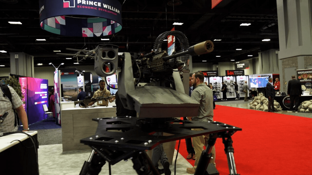 Stay on target, even in rough seas with this remote-controlled weapon station from Sig Sauer
