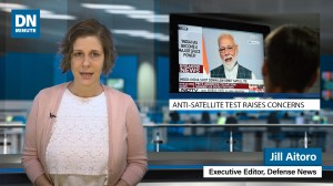 Anti-satellite test raises concerns | Defense News Minute March 28, 2019