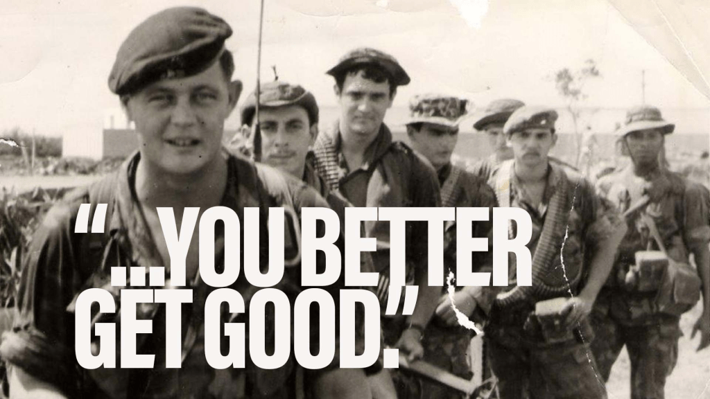 “If you aren’t gonna quit, you better get good.” Learning guerilla tactics in Vietnam