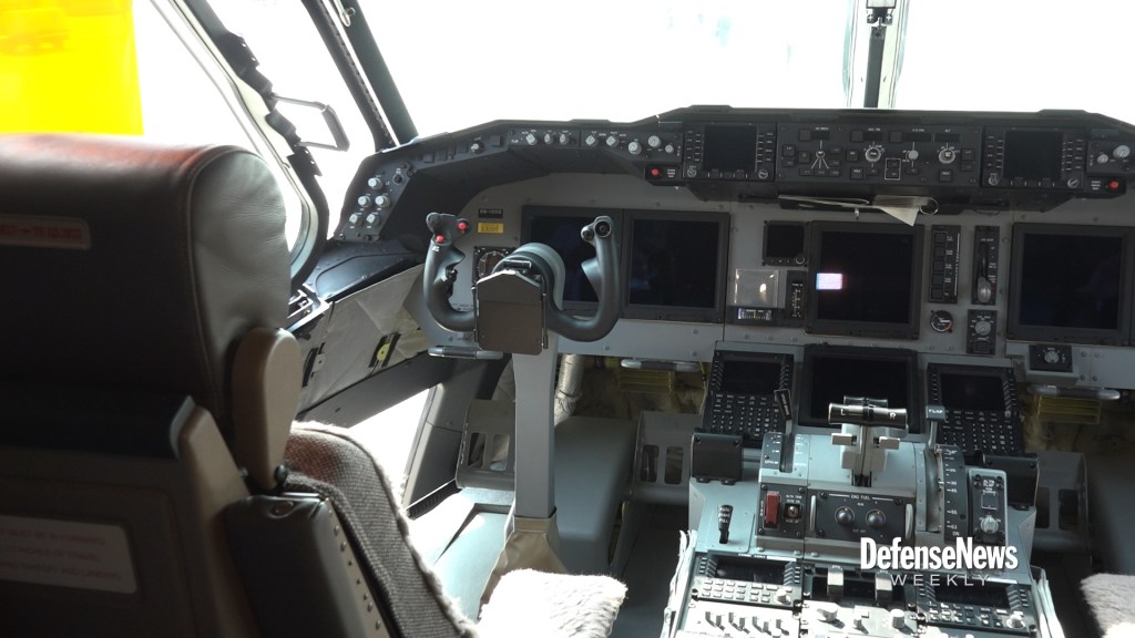Inside the cockpit of the Kawasaki C-2, Japan’s newest airlifter