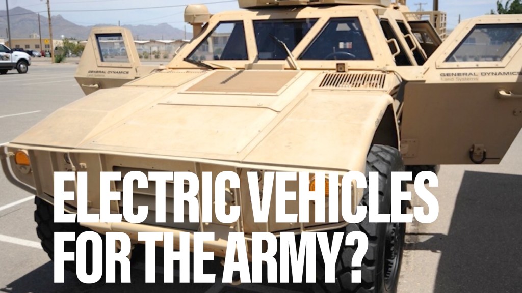 The Army’s path to an electric vehicle