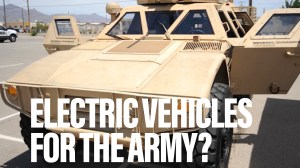 The Army’s path to an electric vehicle