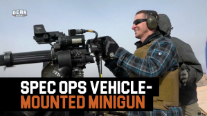 Watching this vehicle-mounted minigun fire 3,000 rounds per minute will make you smile