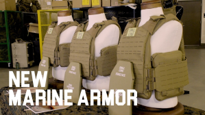 Marines show off body armor with lighter vest, plates and more sizes