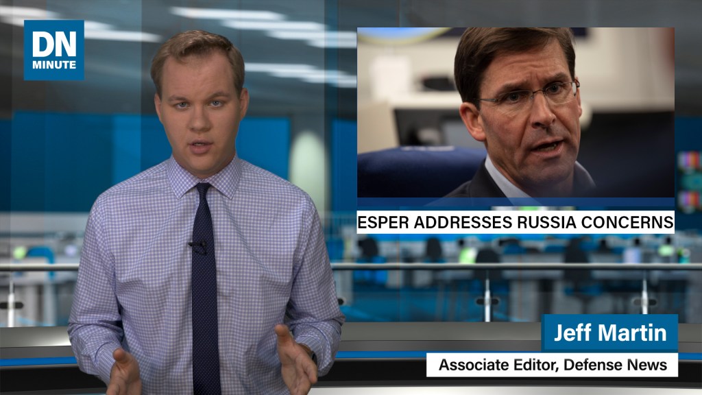 Esper confronts Russia issues in NATO meetings | Defense News Minute, June 27, 2019