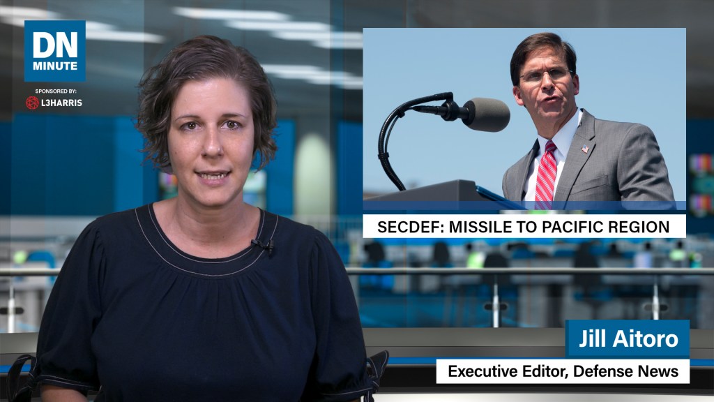 Intermediate range missiles for the Pacific? | Defense News Minute, August 5, 2019