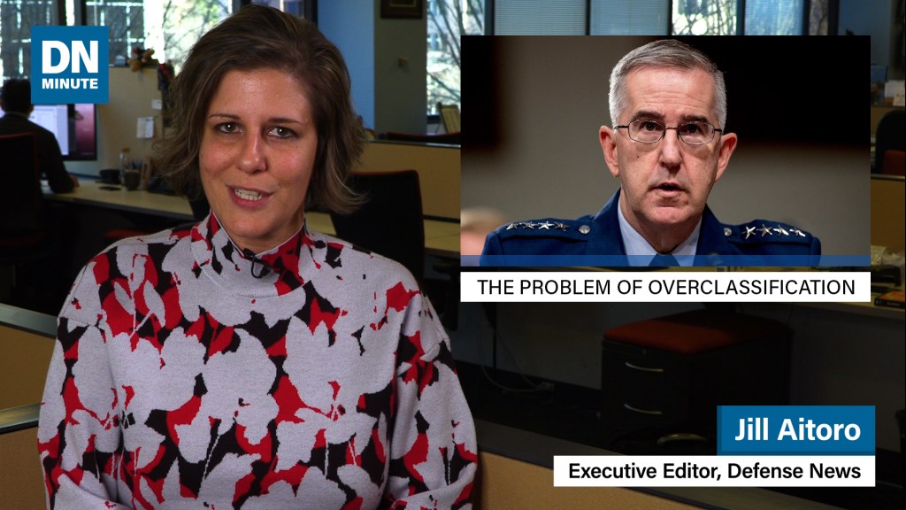 Progress coming on overclassification | Defense News Minute, Jan. 29, 2020