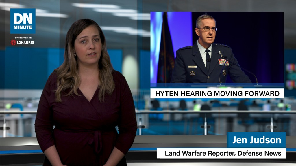Hyten confirmation hearing moving forward | Defense News Minute, July 26, 2019