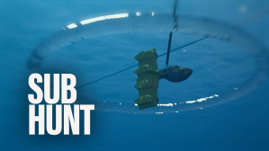 Anti-submarine device searches various depths