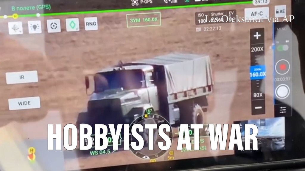 Ukrainian drone hobbyists join efforts against Russia