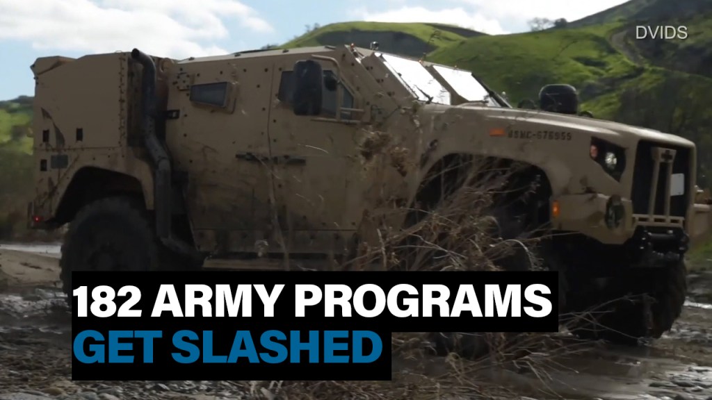 Here’s why the Army cut some programs like the Chinook, JLTV and AMPV