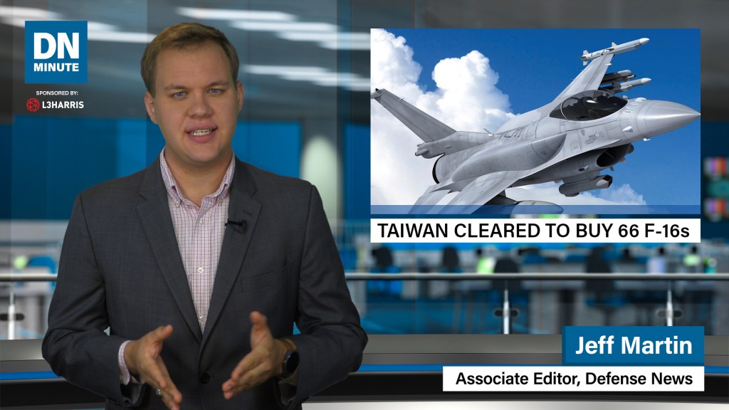 Taiwan cleared for 66 F-16Vs | Defense News Minute, Aug. 21, 2019
