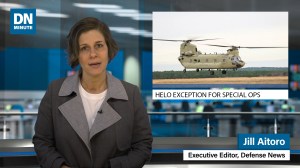 Helo exception for special ops | Defense News Minute March 15, 2019