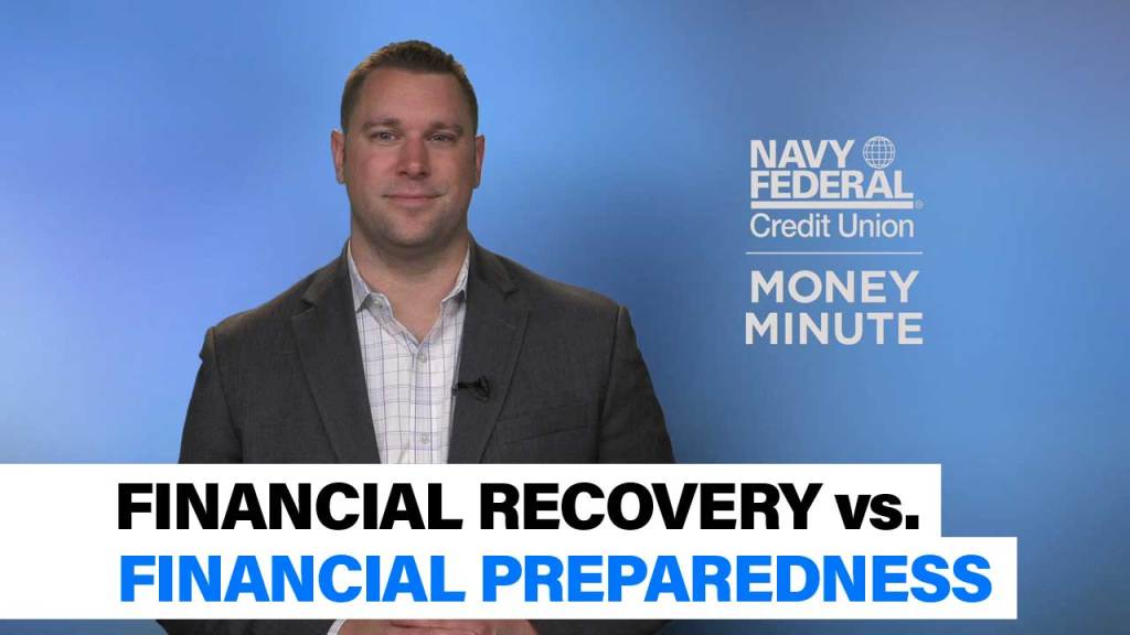 Money Minute:  Financial preparedness vs. financial recovery