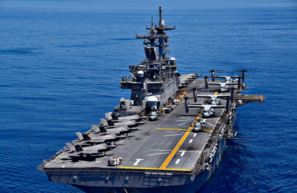 Marines experiment with ‘mini-carriers’ for their stealthy fighters