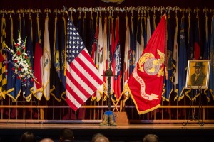 Marine drill instructor posthumously awarded medal for heroism in rescuing trapped motorists