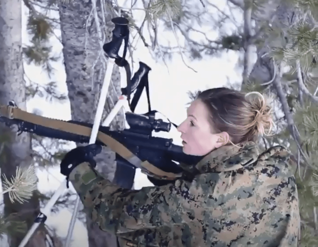 First female Marine graduates from Winter Mountain Leaders Course
