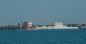 Sleek Zumwalt arrives in Norfolk on way to commissioning