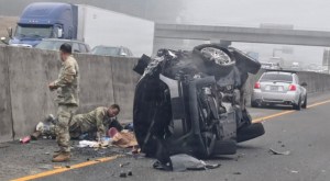 Soldiers intervene on roadside to save children from alleged knife attack