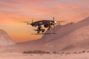 Drone carrying M250 machine gun completes firing test