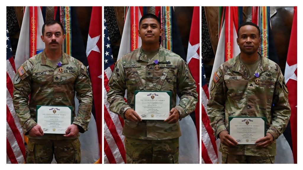 3 US soldiers awarded Purple Hearts after March missile attack on Saudi Arabia base